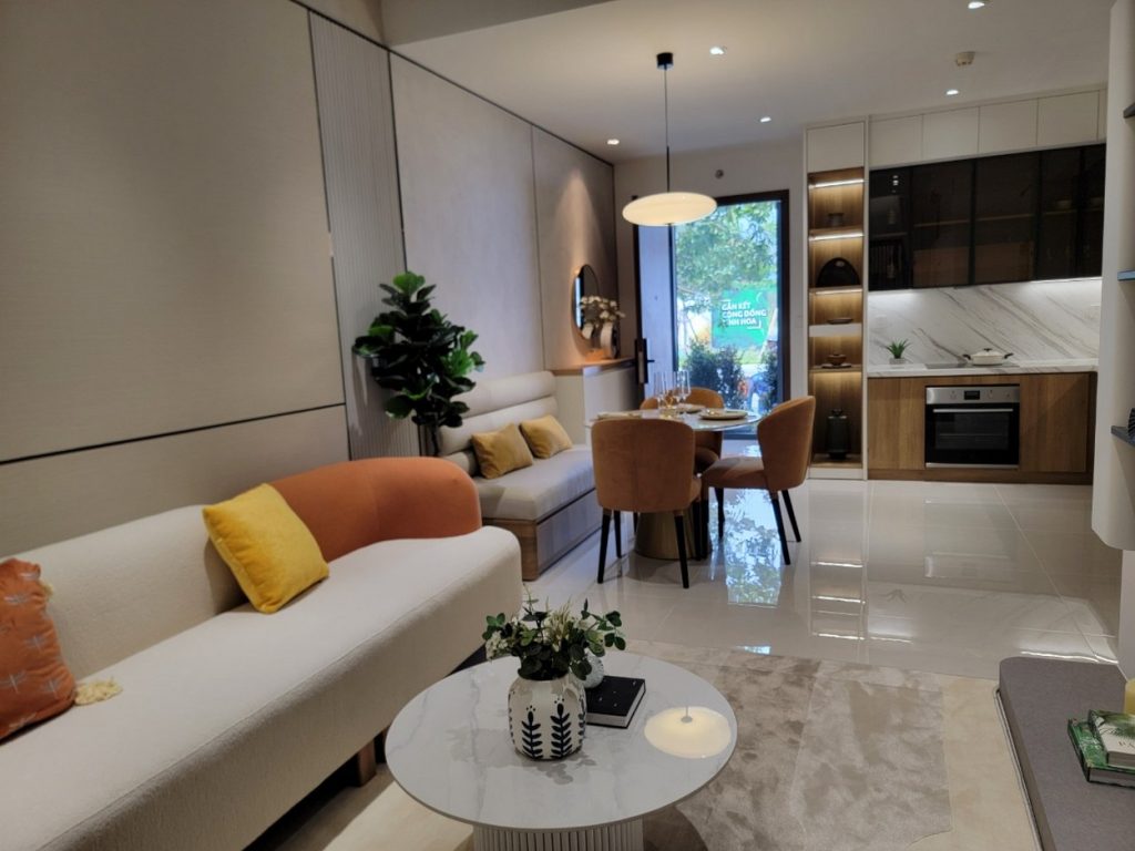 Nội thất bàn giao tại căn hộ Elysian
